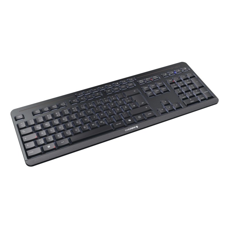 CHERRY Stream ultimate keyboard Home/Office USB RF Wireless Bluetooth QWERTZ German Black