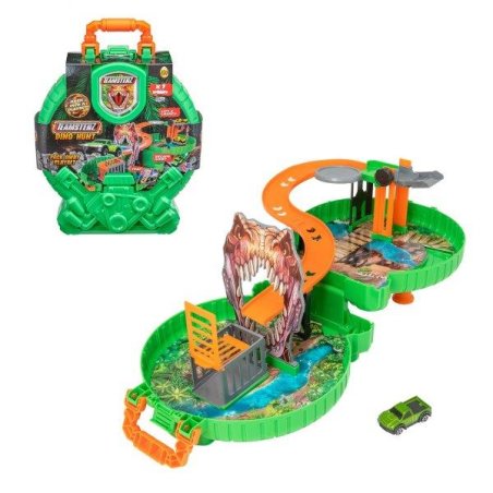 Teamsterz - Dino Hunt Packaway Wheel Playset With 1 Car