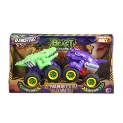 Teamsterz - Beast Machines 4 inch Power Jaws Die-Cast 2 Pack
