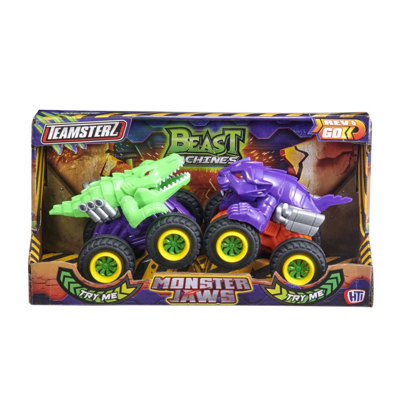 Teamsterz - Beast Machines 4 inch Power Jaws Die-Cast 2 Pack