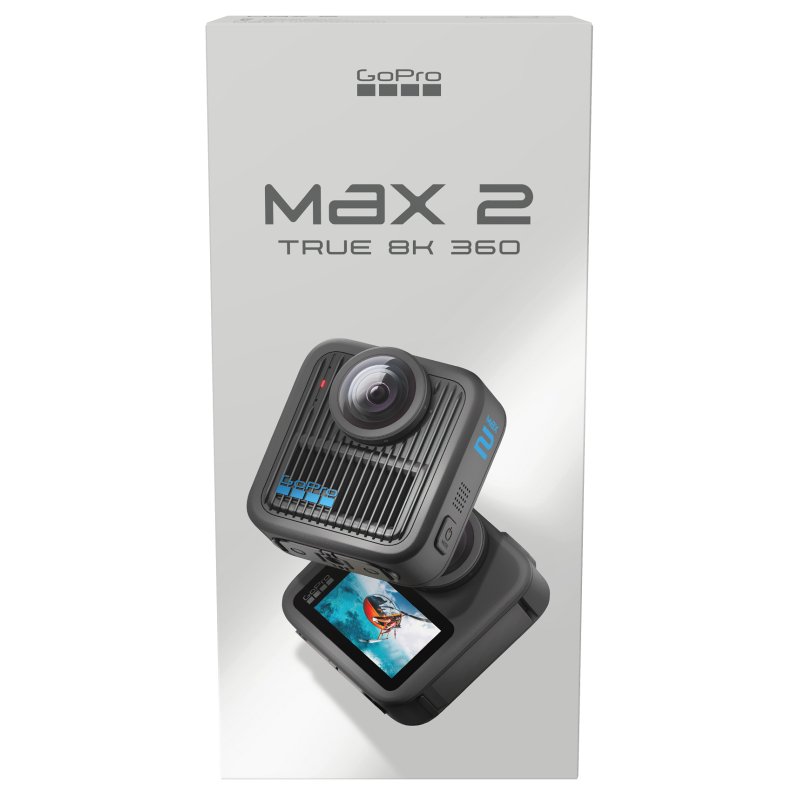 GoPro MAX 2, NOT " MAX2 fotocamera per sport d'azione 29,5 MP 8K Ultra HD 25,4 / 2,3 mm (1 / 2.3") Wi-Fi 195 g