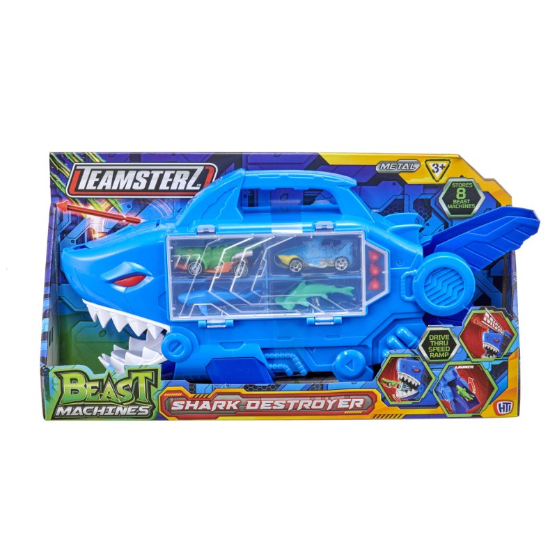 Teamsterz - Beast Machines Shark Destroyer With 4 pieces
