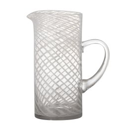 Bloomingville - Sakhi Jug - White - Glass