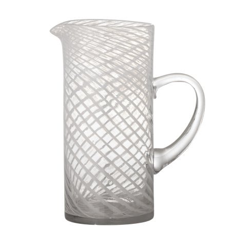 Bloomingville - Sakhi Jug - White - Glass