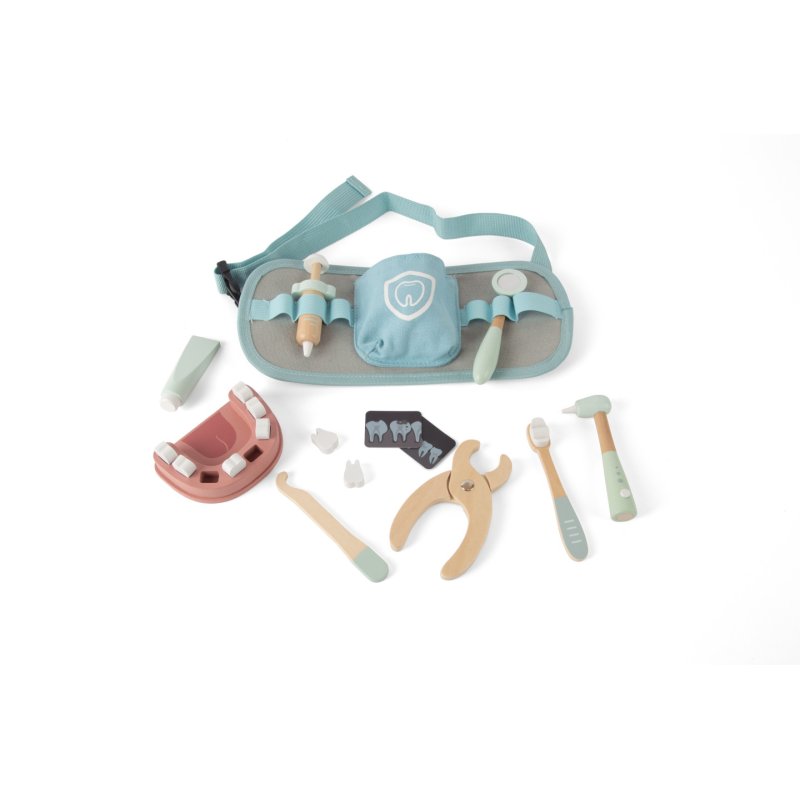 Dantoy – Wooden Dentist Set, 19 Pieces (5712)