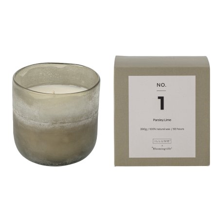 Bloomingville - NO. 1 Parsley Lime Scent Candle - Green - Wax