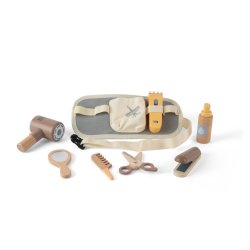 Dantoy - Barber play set in wood, 8 pcs. (5711)