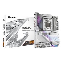 X870E AORUS MASTER X3D ICE (silber/weiß)