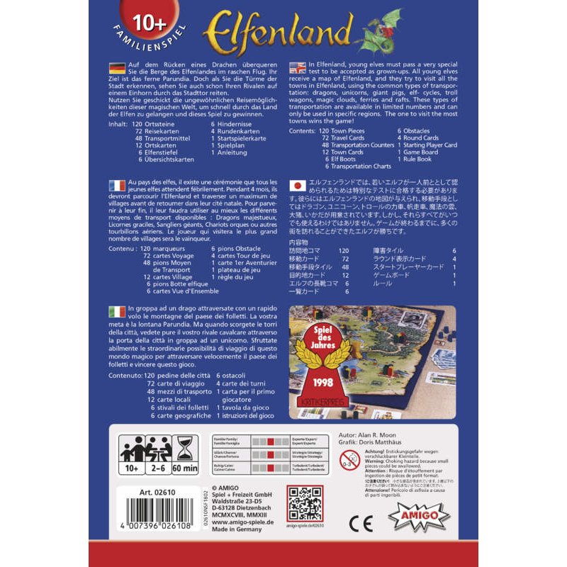 Elfenland (Spiel des Jahres 1998)