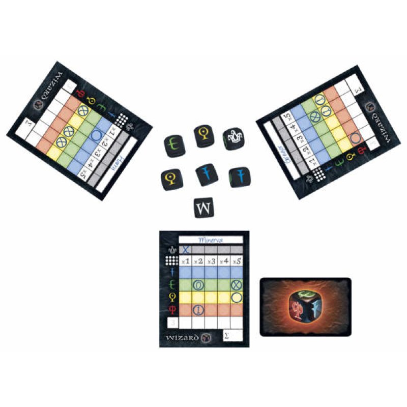 Amigo 01955 board/card game Wizard Würfelspiel 20 min Tactical