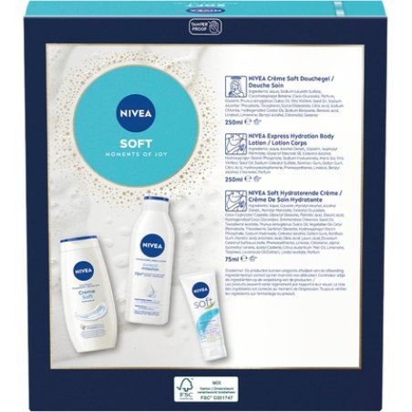 Nivea Soft Moments of Joy Gift Set for Women with Shower Gel and Body Lotion