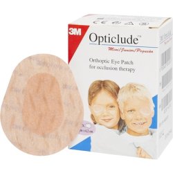 Opticlude 1537 Orthoptic Junior Eye Patches Colored Mini Size