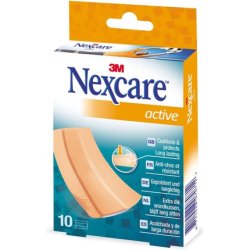Nexcare 3m Active Strips Band, 10 Piece