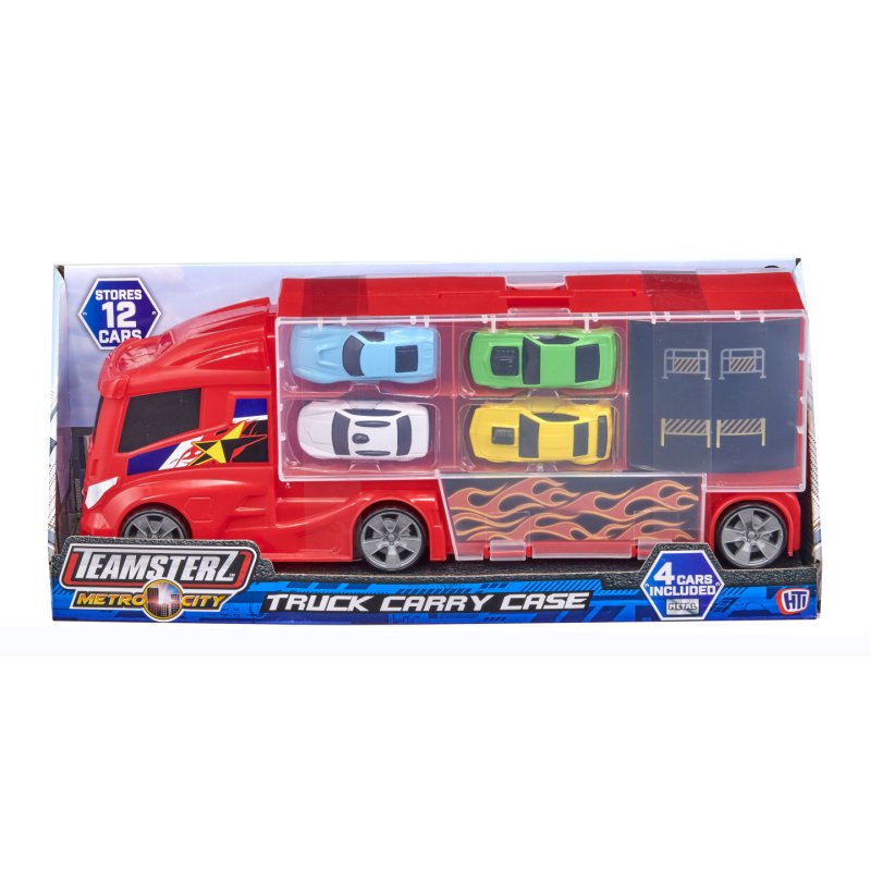 Teamsterz - Metro City Truck Carry Case With 4 Cars