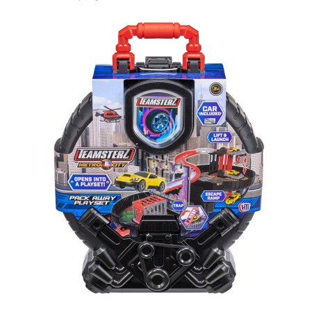 Teamsterz - Metro City Packaway Wheel Playset With 1 Car