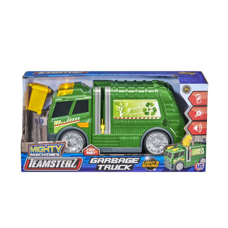 Teamsterz - Mighty Machines Value Medium Light and Sound Recycling Truck