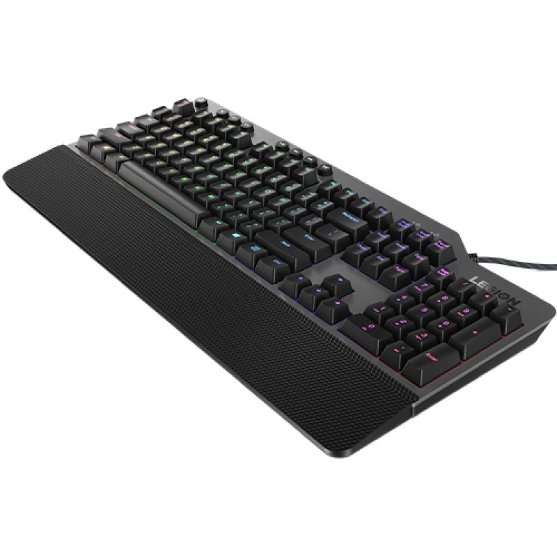 Lenovo Legion K500 clavier Gaming USB QWERTY Anglais américain Noir, Gris