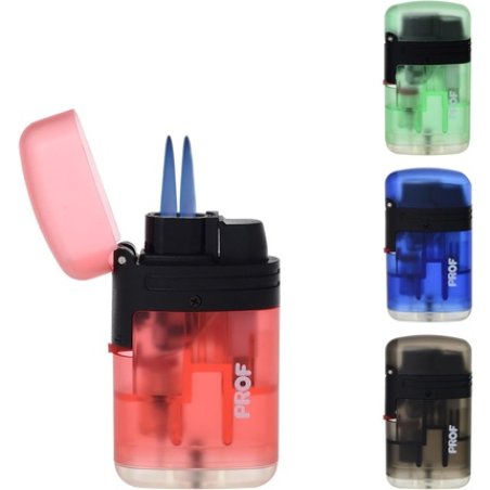 Electronic Turbo Gas Lighter Blue Flame Double Flame