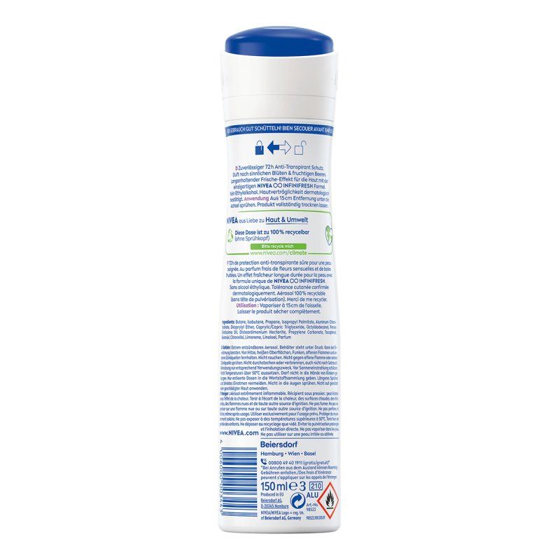 NIVEA Fresh Sensation Femmes Déodorant spray 150 ml 1 pièce(s)