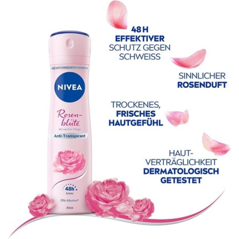 NIVEA Rose Blossom Deodorant Spray 150ml