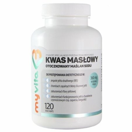 Buttery ACID 360mg Sodium Butyrate 120 Capsules