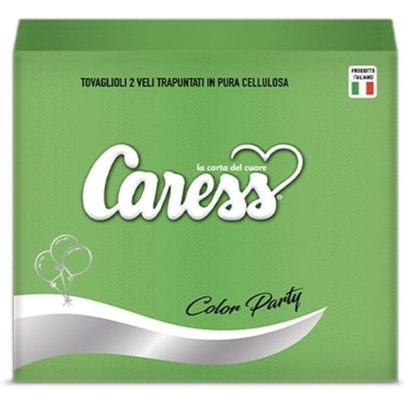 Caress 2-Ply Green Party Napkins