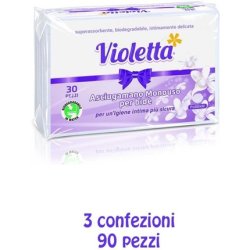 Violetta Disposable Intimate Hygiene Towel Multipurpose Delicate Set of 90, 150, 300 Pieces
