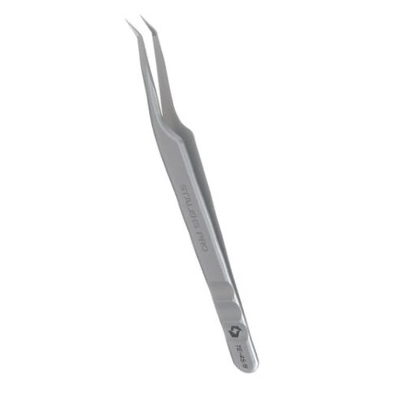 Staleks Professional Eyelash Tweezers Expert 45 Type 8 Mini L