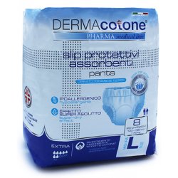 Protective Absorbent Briefs L Dermacotone Pharma - Pack of 8