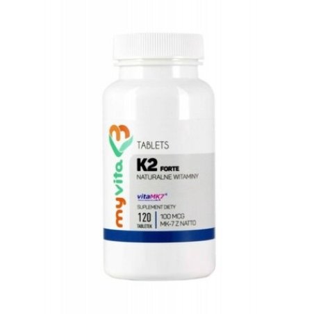 MyVita Poland Vitamin K2 MK-7 with Natto 100mcg 120 Tablets