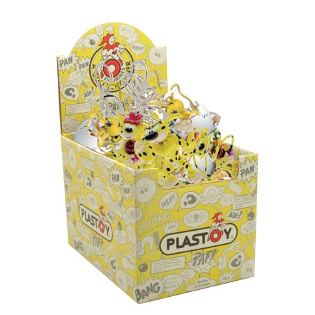 BOITE PRESENTOIR 25 PORTE-CLES ASSORTIS MARSUPILAM