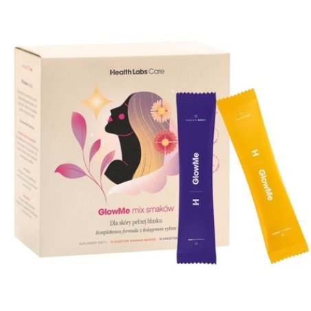 Healthlabs Glowme Dietary Supplement 15x Pineapplemango 15x Raspberry 30 Sachets