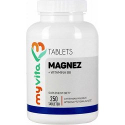 MYVITA Magnesium Citrate 450mg with Vitamin B6 250 Tablets