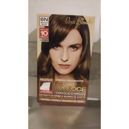 Linfacolor Permanent Coloring Cream 6N Dark Blonde with Linseed and Argan Oil