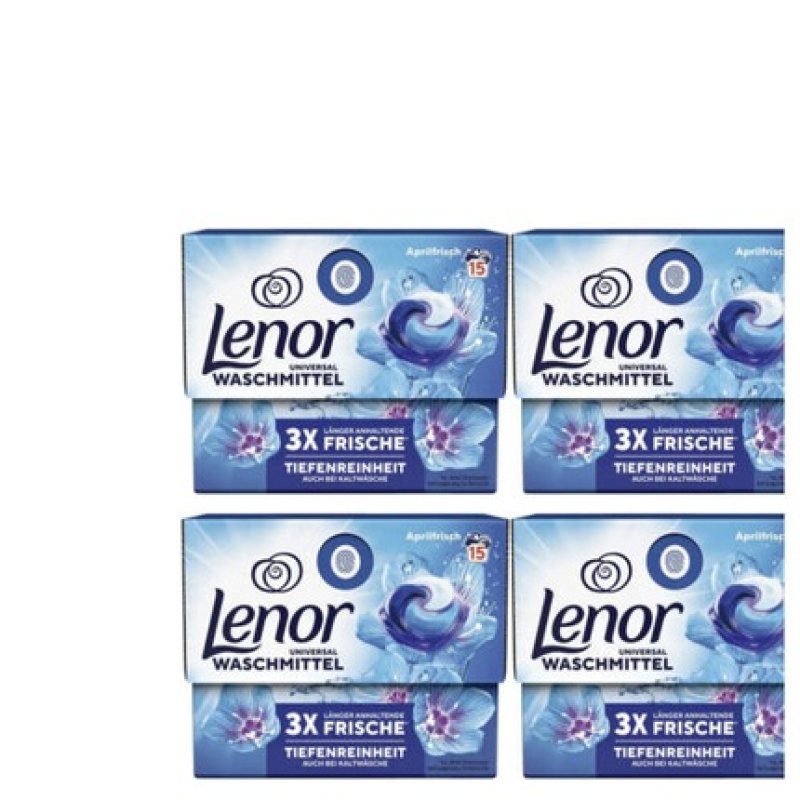 Lenor April Fresh Pods Universal Laundry Detergent Deep Clean Cold Wash 60wl