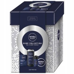 Nivea Men Deep Collection Skincare Regime 3 In 1 Shower Gel 250ml Aftershave 100ml Rollon Antiperspirant 50ml Universal