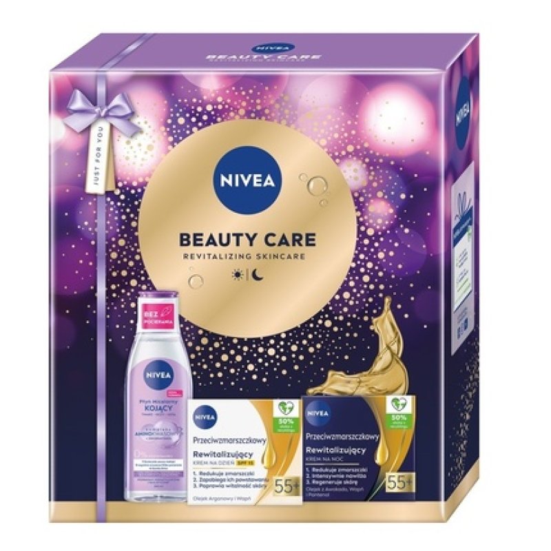 Nivea Beauty Care Antiwrinkle Revitalizing Day Cream Spf15 55 50ml Antiwrinkle Revitalizing Night Cream 55 50ml