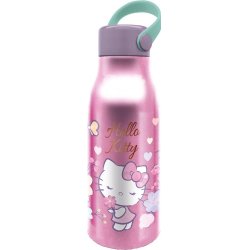 HELLO KITTY - Bouteille en Aluminium avec Anse - 760ml