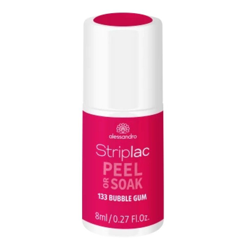 alessandro Striplac Peel or Soak Bubble Gum vernis à ongles avec gel 8 ml Rose