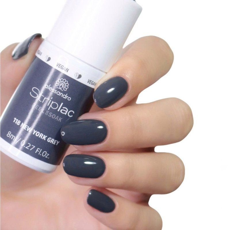 alessandro Striplac vernis à ongles 8 ml Gris Gloss