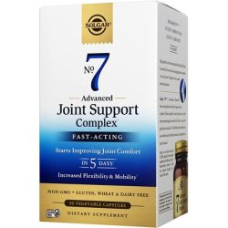 Solgar 7 Vegetable Capsules Supports Mobility Flexibility Range of Motion Bone Joint Health Gluten Free