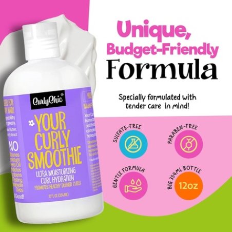 Your Curly Smoothie Moisturizing Curl Smoothie for Defined Healthy Curls