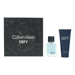 Calvin Klein Defy 2 Piece Gift Set Eau De Parfum 50ml And Shower Gel 100ml For Men
