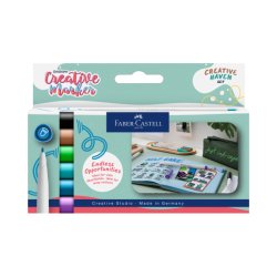 Faber-Castell - Creative Marker Gofa 1.5 - Creative Haven - 6 pcs (160603)