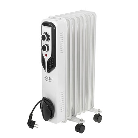 Adler AD 7815 electric space heater Indoor White 1500 W Oil electric space heater