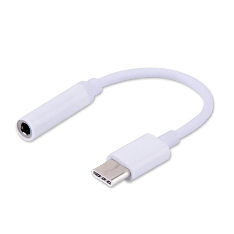Savio AK-35 White 0.12 m USB C 3.5mm mobile phone cable
