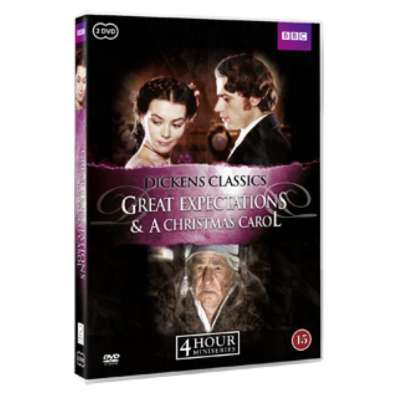 Store Forventninger & Et Juleeventyr - Great expectations and A Christmas Carol (2-disc DVD)