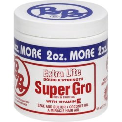 Bronner Brothers Super Gro Extra Lite Double Strength 6 Oz