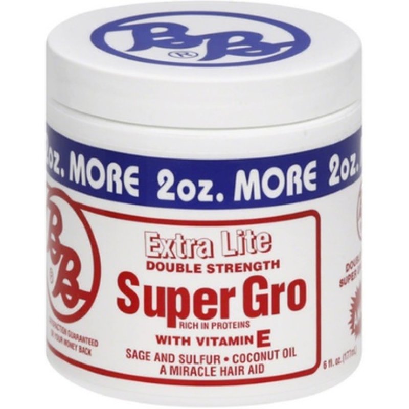 Bronner Brothers Super Gro Extra Lite Double Strength 6 Oz