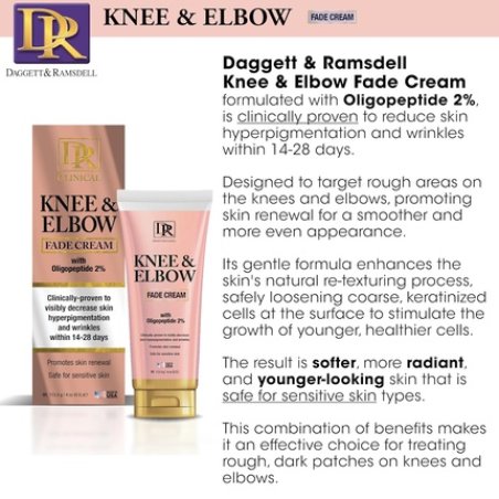 Daggett & Ramsdell Knee and Elbow Fade Cream with Oligopeptide 2 4oz